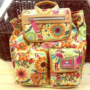 Lily Bloom Floral Backpack NWT